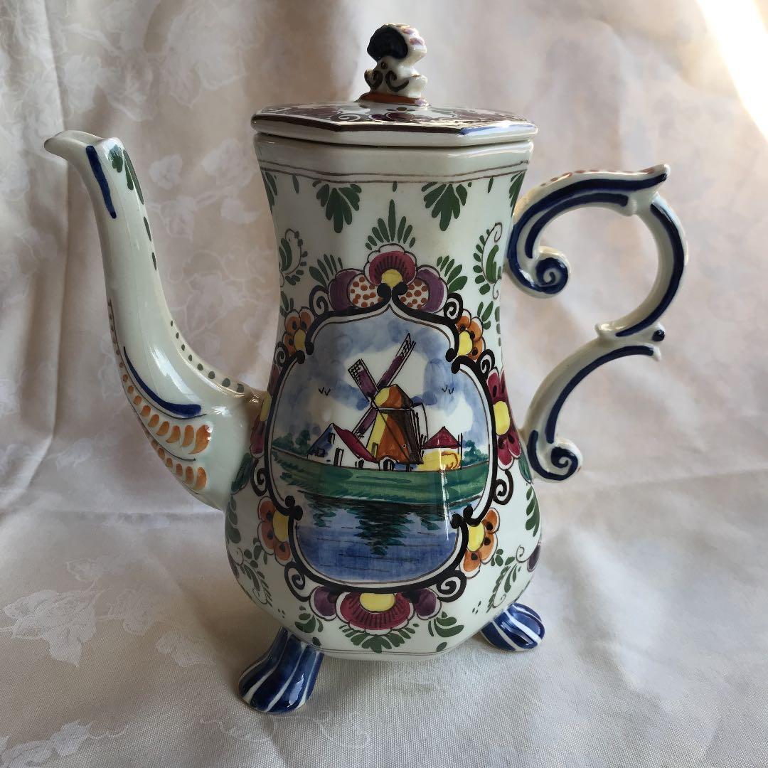 Delft polychrome ポット