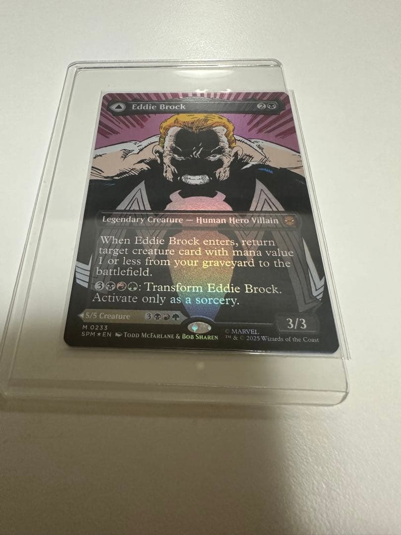 エディ・ブロック　/ Eddie Brock クラシック・コミック版foil