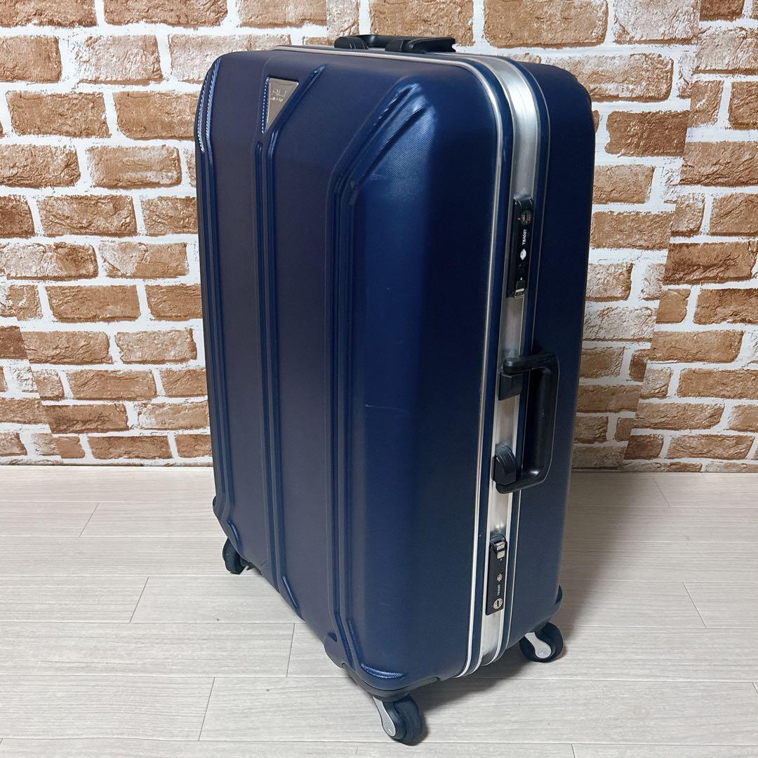 A.L.I キャリーケース　アジアラゲージ 容量約85L スーツケース　ブルー