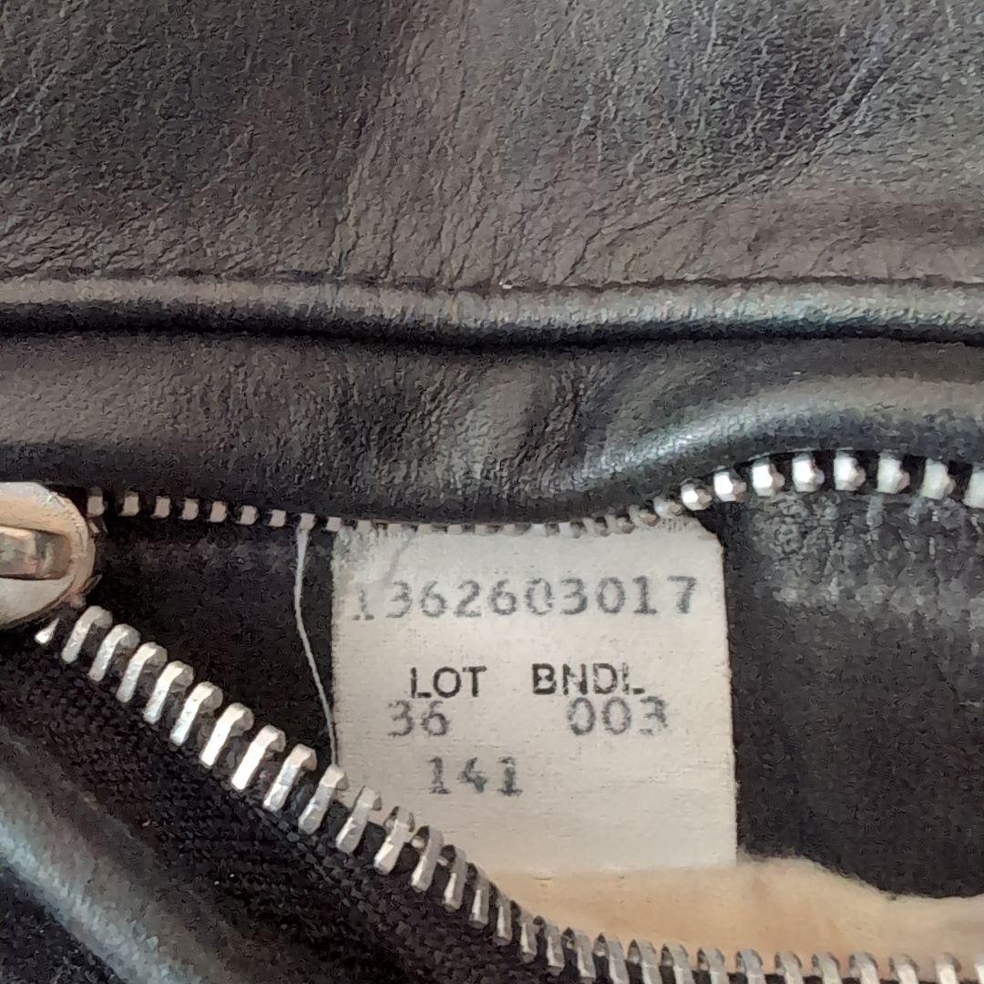 【値下げ】Schott レザーシングルライダースジャケット141型 size36