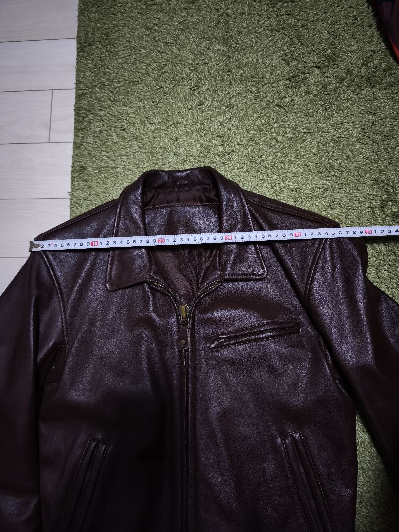 KADOYA KS LEATHER ブラウン レザージャケット L