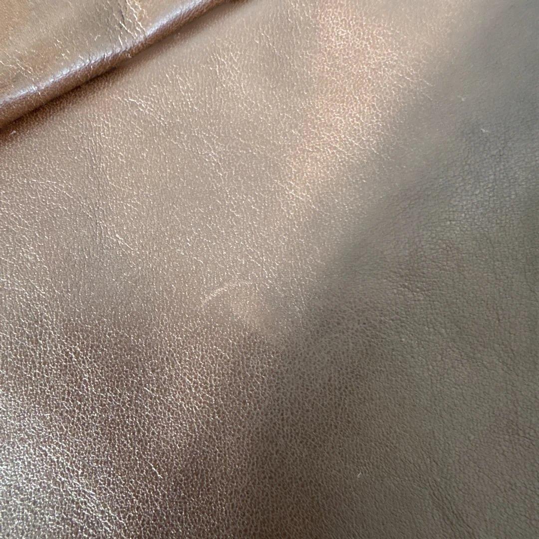 genten レザーボストンバッグ