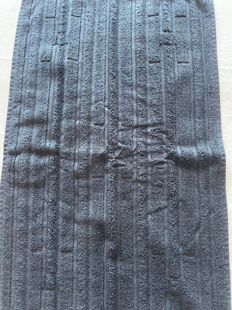 HERMES ネイビー　フェイスタオル