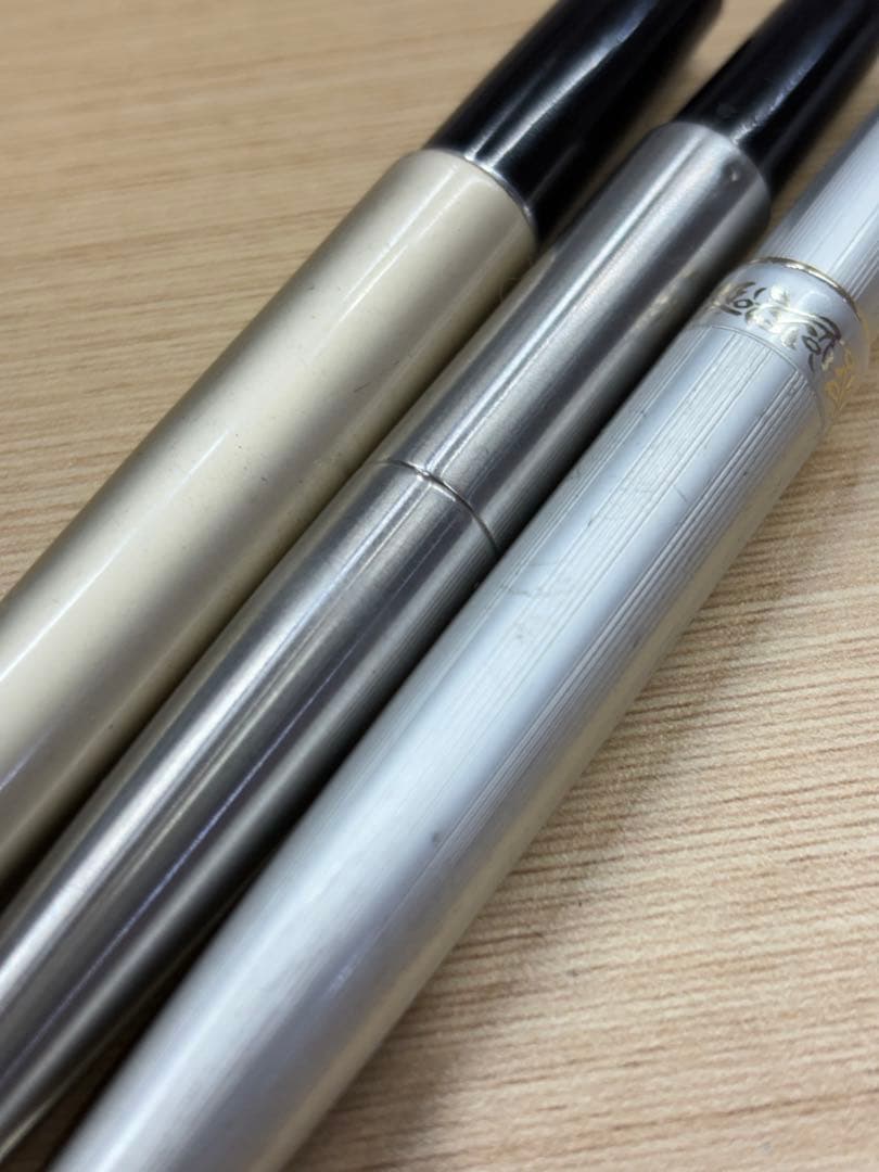 万年筆3本セット　18K 14K ペン先金　セイラー　パイロット　プラチナ