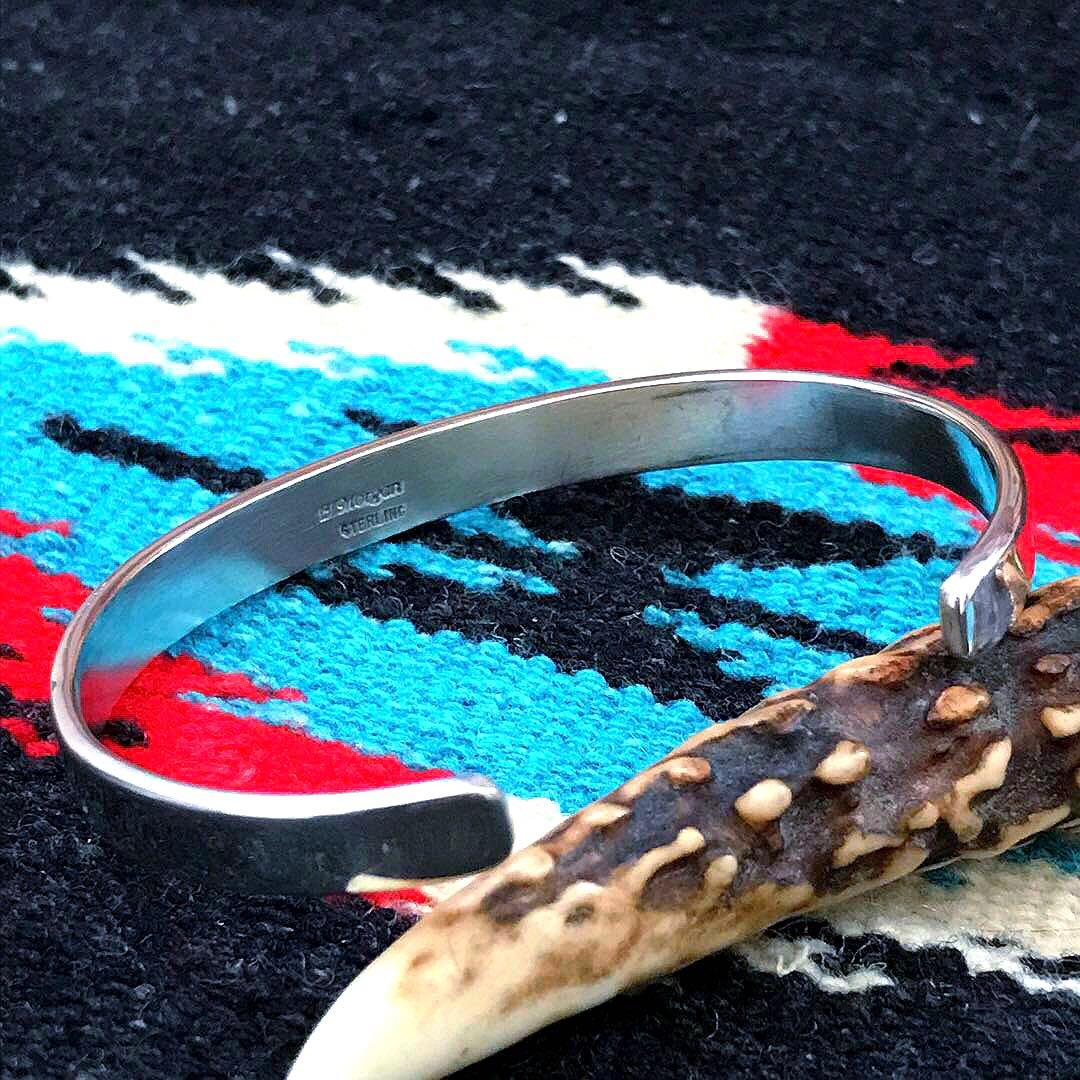 Indian Jewelry ブルースモーガン　　　シルバーバングル　　③