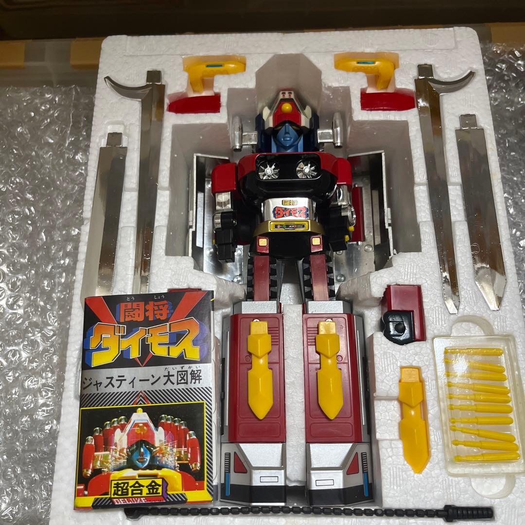 ⚠️未使用デッドストック　正規品　闘将ダイモス　超合金　当時物　永遠の名作