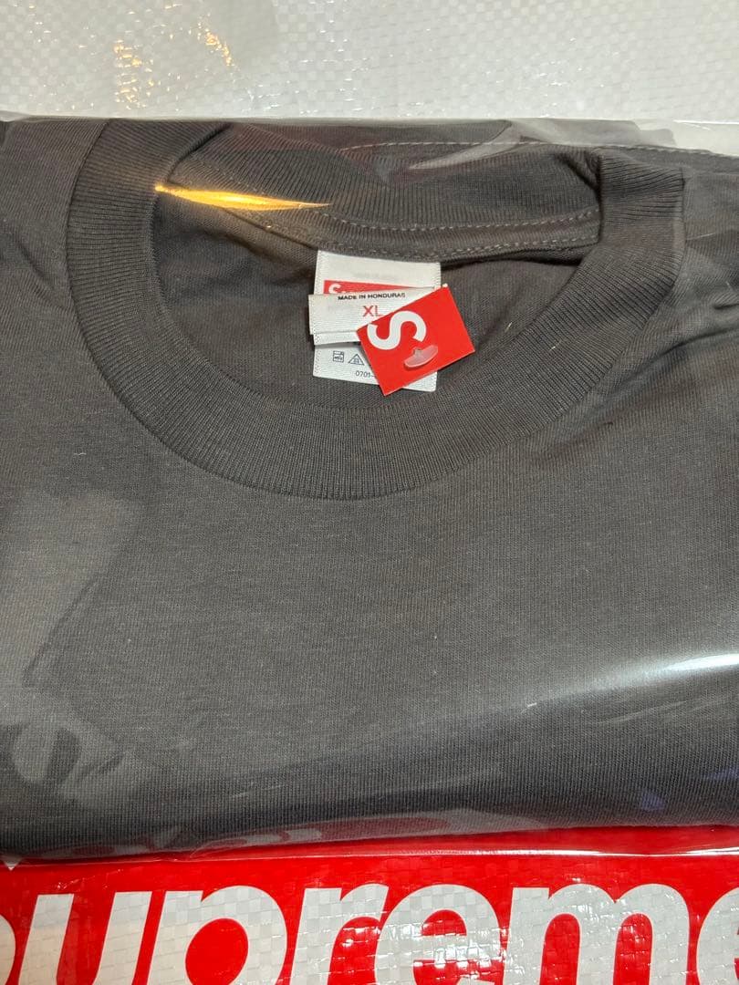 XLサイズ　Supreme Tag Tee \"Charcoal\"