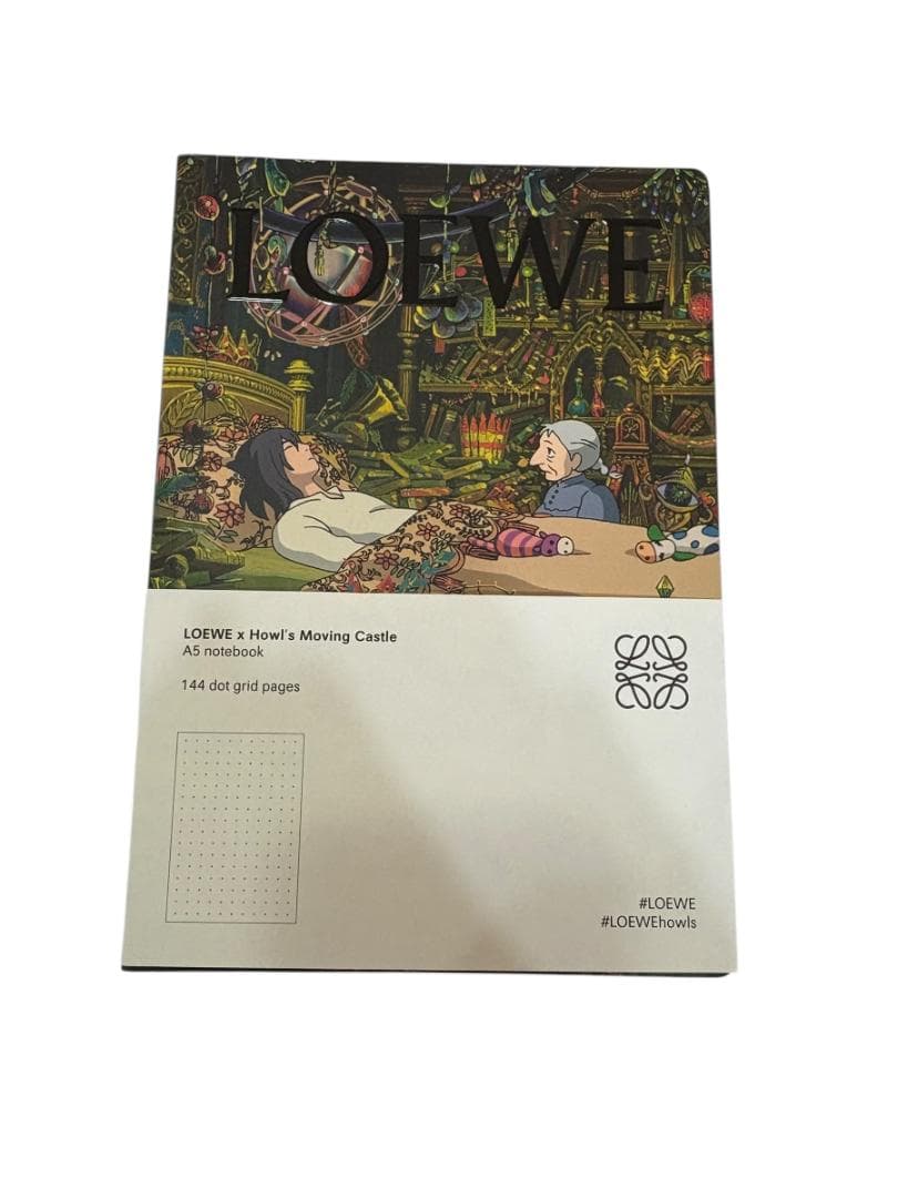 LOEWE ハウルの動く城　未使用ノベルティノート