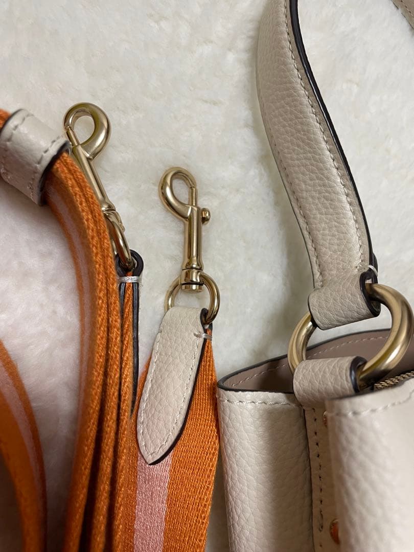 み*★様 ❤️Coach SNOOPY❤️スモールタウンバケットバッグ日記刺繍付