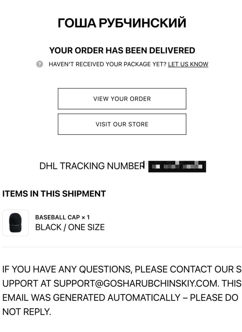 帽子 gosha rubchinskiy baseball cap