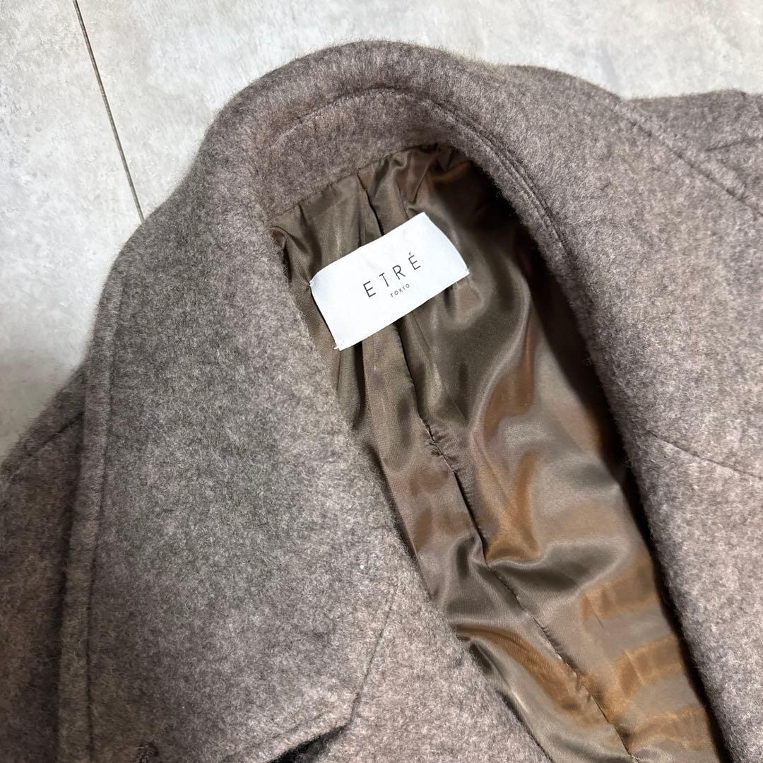 ＊値下げ＊ETRE TOKYOダブルブレスト　ウールコートS