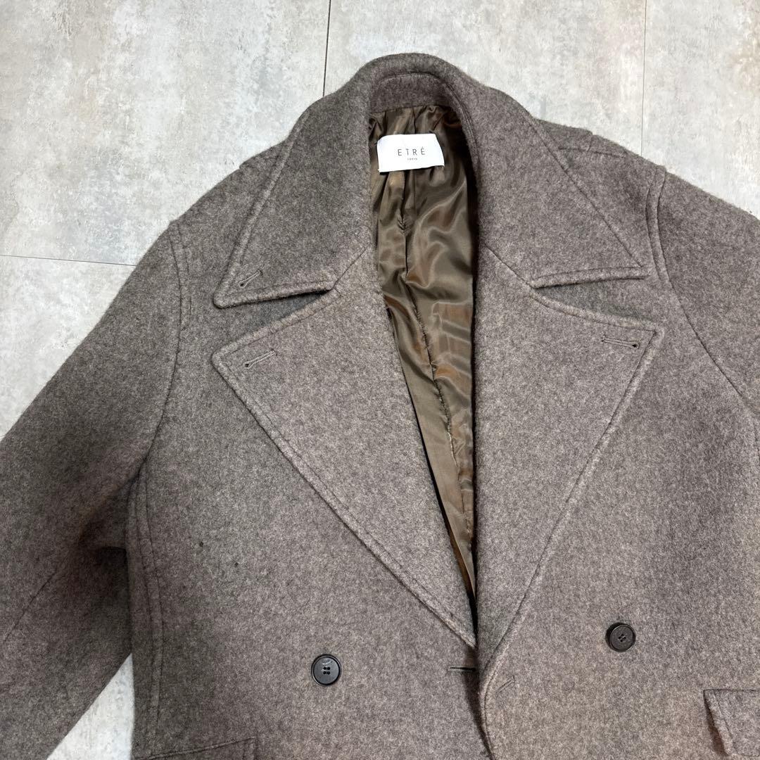 ＊値下げ＊ETRE TOKYOダブルブレスト　ウールコートS