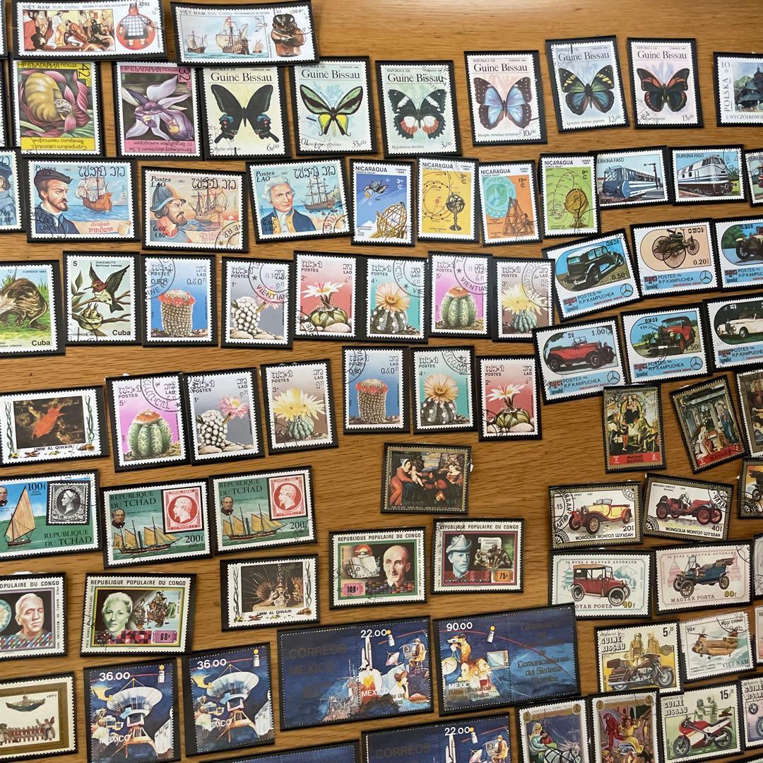 世界の古切手 海外古切手 ヴィンテージ コレクション 希少レアおしゃれ約409枚