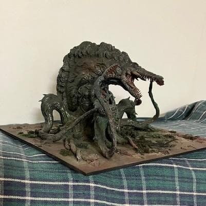 ★ビオランテ 青島文化教材社 ジオラマ仕様 塗装済み完成品★