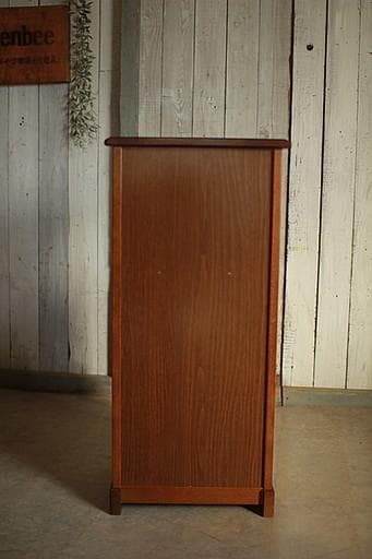 カリモク家具　コロニアル　電話台　小引き出し4段　飾り台　花台　ヴィンテージ家具