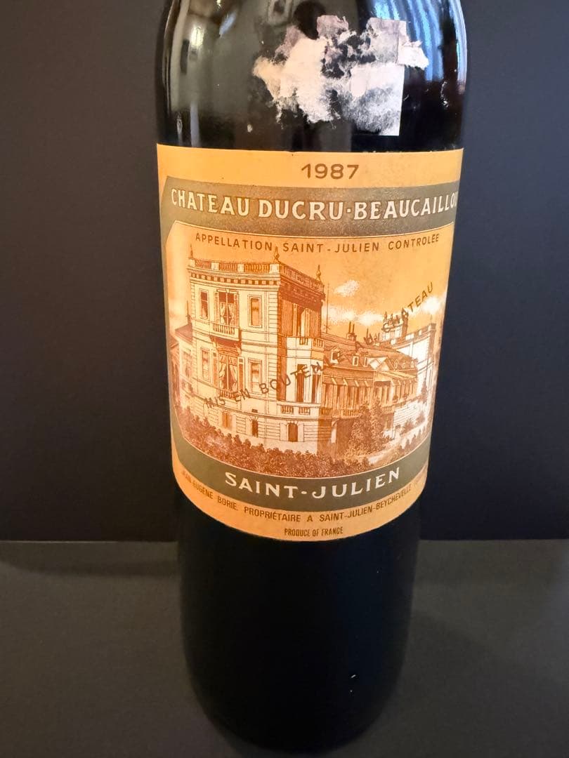 1987年 Chateau Ducru-Beaucaillou 赤ワイン