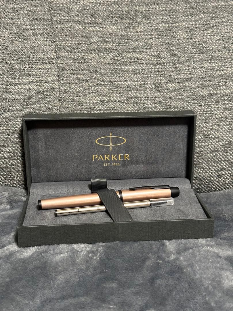 Parker 万年筆セット マットピンク ケース付き