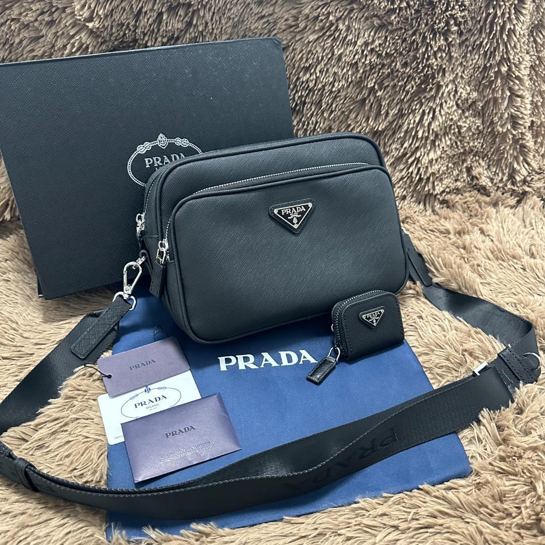 早い者勝ち！ キャンバスショルダーバッグ 黒