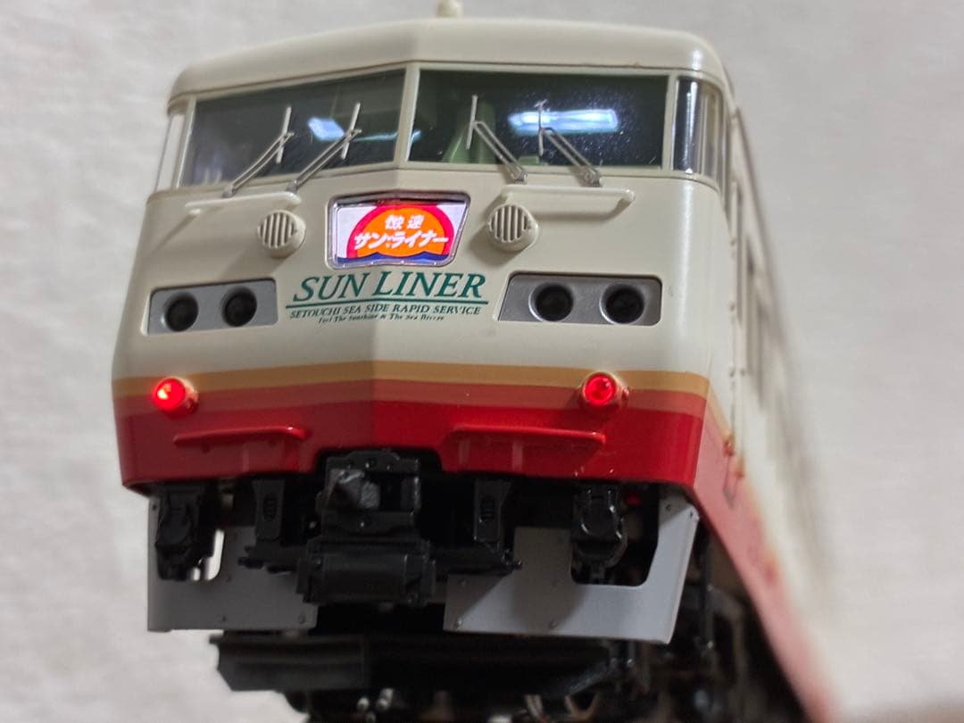 クハ117 ☆★精密パーツ取付品☆★車掌室点灯☆★HO-9104 サンライナー