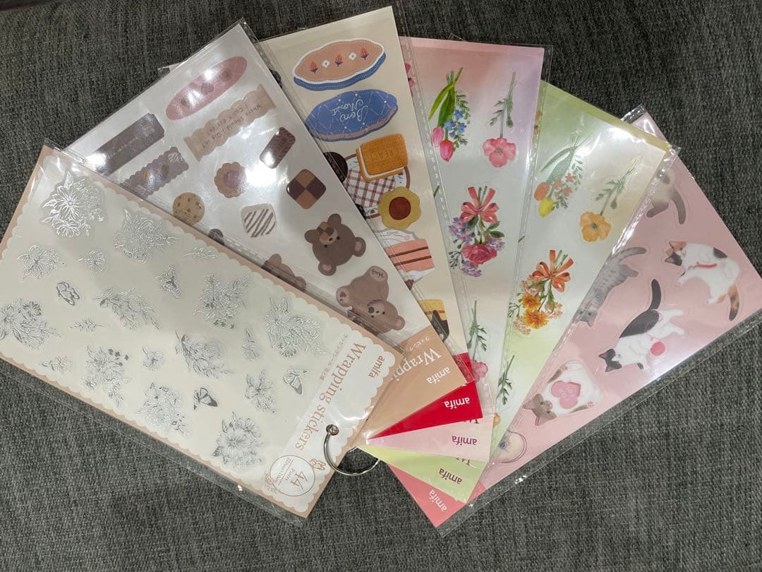 シール集め引退　527枚　100均中心　キャラクターシール　多種類　まとめ売り