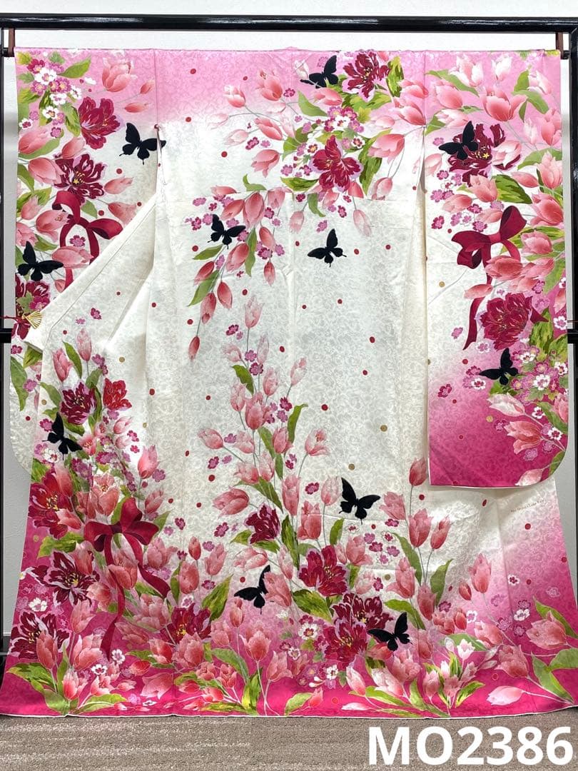 振袖 豪華 平子理沙×Lako Kula チューリップ 身丈167cm 撥水加工