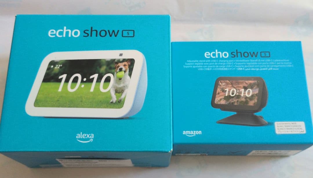 ジ*ス様 Amazon echo show 5 グレイシャー ホワイト　セット