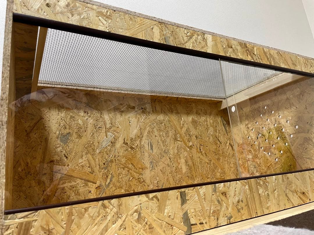 爬虫類ケージ　爬虫類飼育ゲージ　90×45×45サイズ　天井金網仕様