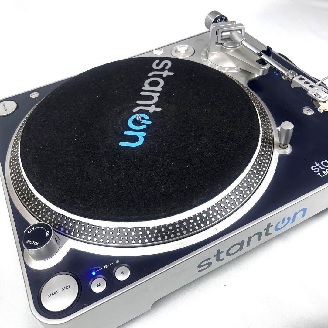 【人気】stanton ターンテーブル T.80 カートリッジ付 動作確認済