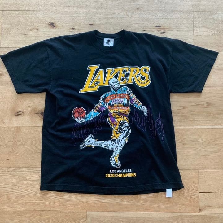ミュージシャン WARREN LOTAS KING JAMES CHAMP TEE L