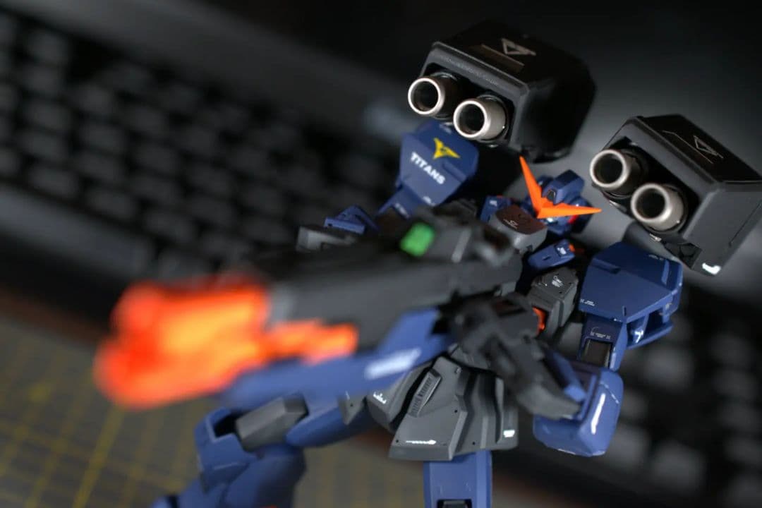 HG ヴァーチェ　ガンダムMkⅡ ミキシング全塗装　塗装済み　完成品