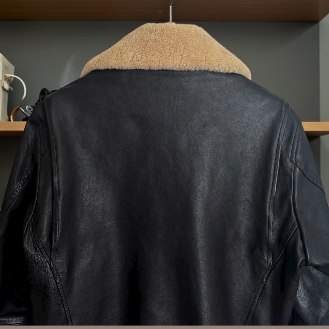 Yohji Yamamoto POUR HOMME シングルライダースジャケット