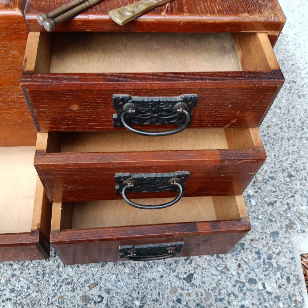 火鉢 江戸長火鉢 木製 囲炉裏 レトロ 古民家 灰付き