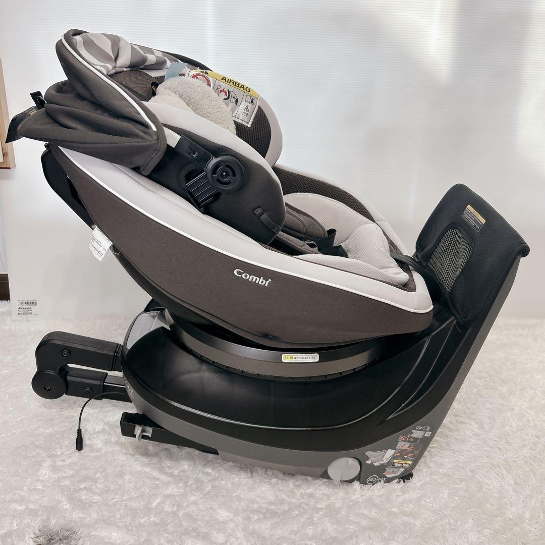 コンビ クルムーブスマート isofix エJK-550 灰色　スースーファン付