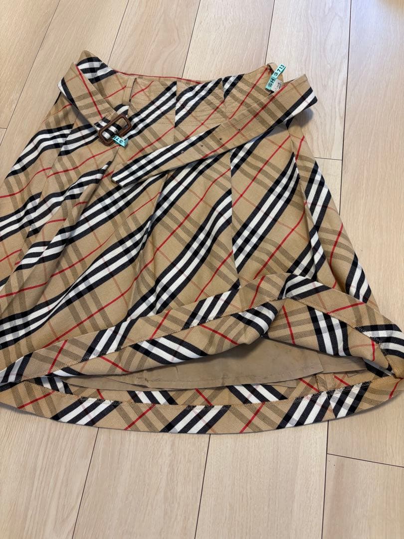 バーバリー スーパーロングスカート ノバチェック