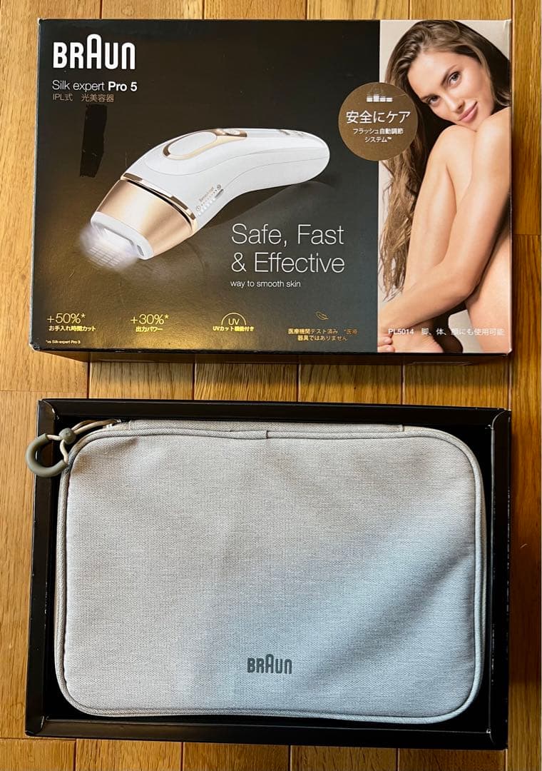 【中古品】BRAUN 光美容器 シルクエキスパート Pro5 PL-5014