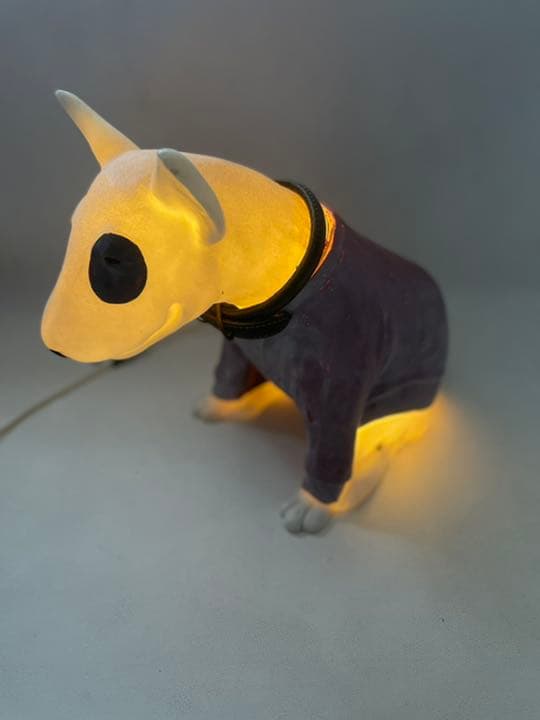 ブルテリア インテリア照明 間接照明 常夜灯 ファッションライト 希少 中古品