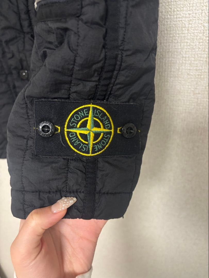 STONE  ブラック キルティングベスト