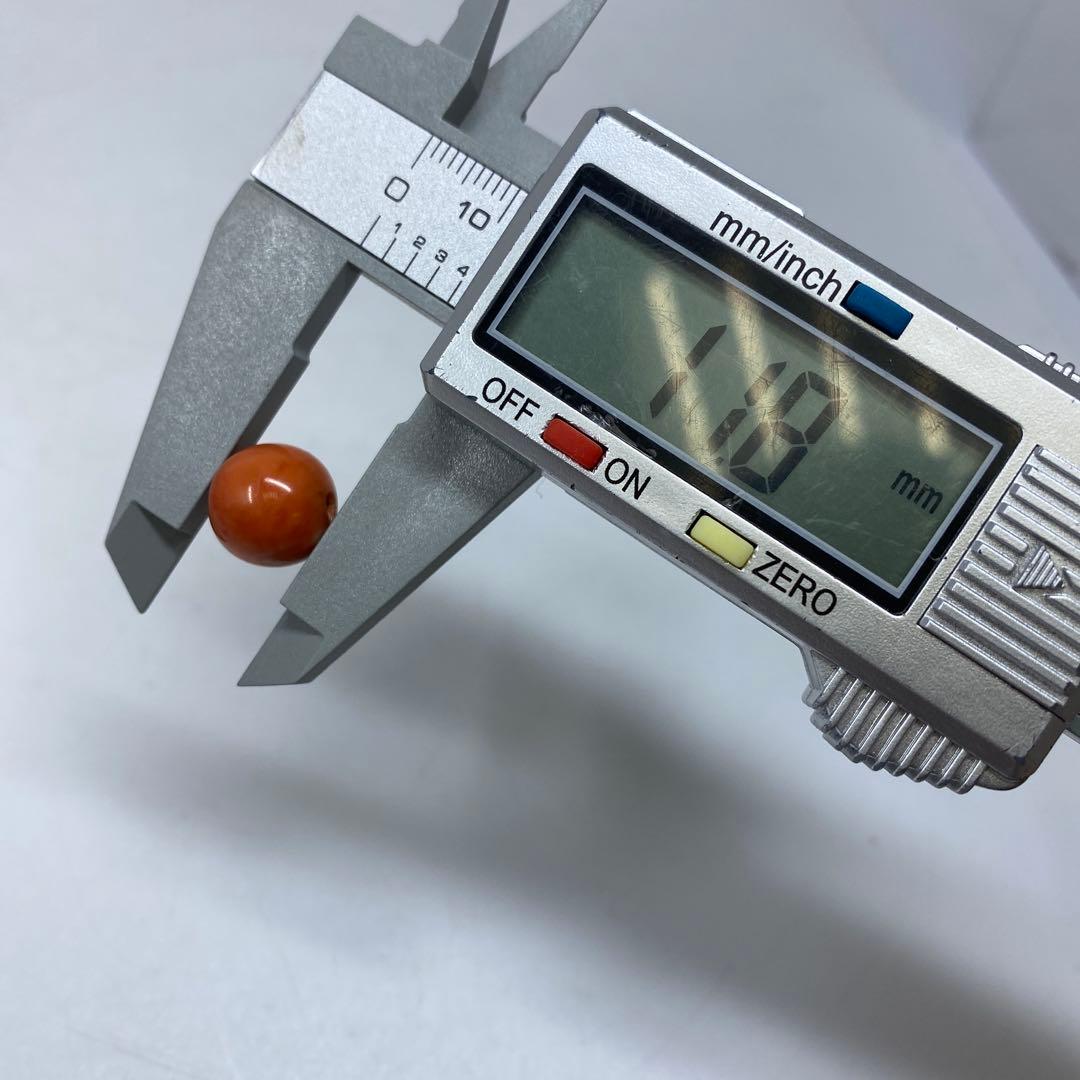 本赤珊瑚　丸玉、大玉アクセサリー、指輪　83g 東Y7-0217☆2Fトヒサ