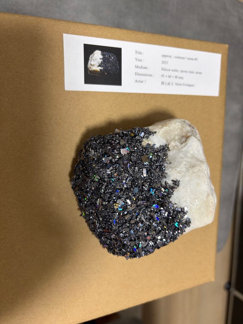 淵上直斗 Naoto Fuchigami stone 石　現代アート