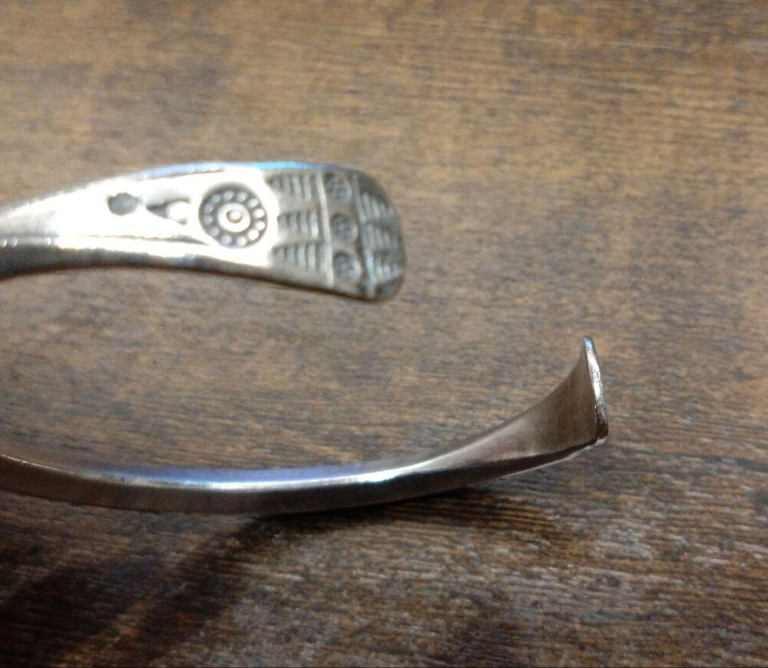 カレンシルバー　バングル　高純度　海外仕入れ