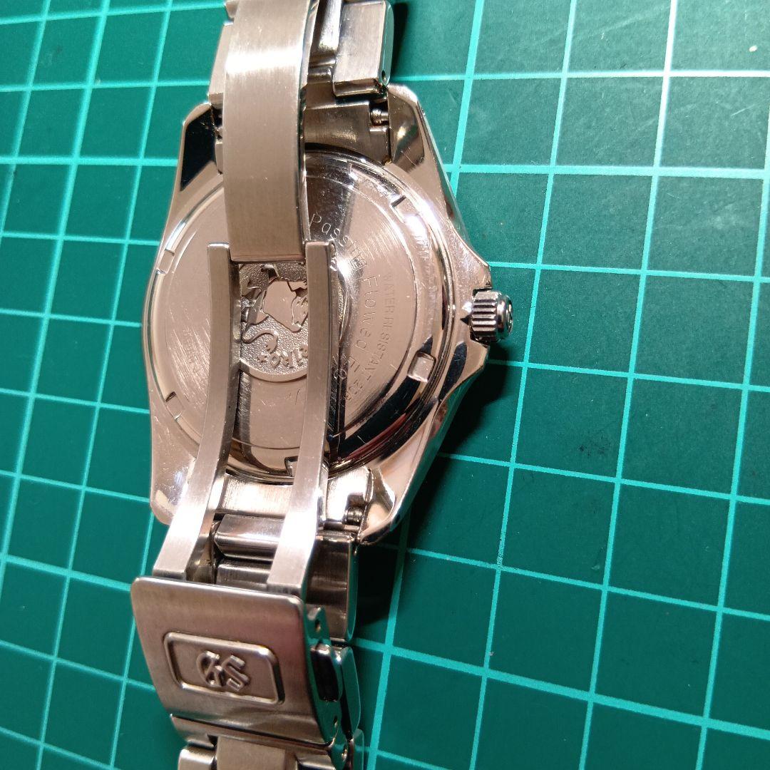 SEIKO Grand Seiko ブラック 腕時計(裏蓋確認)
