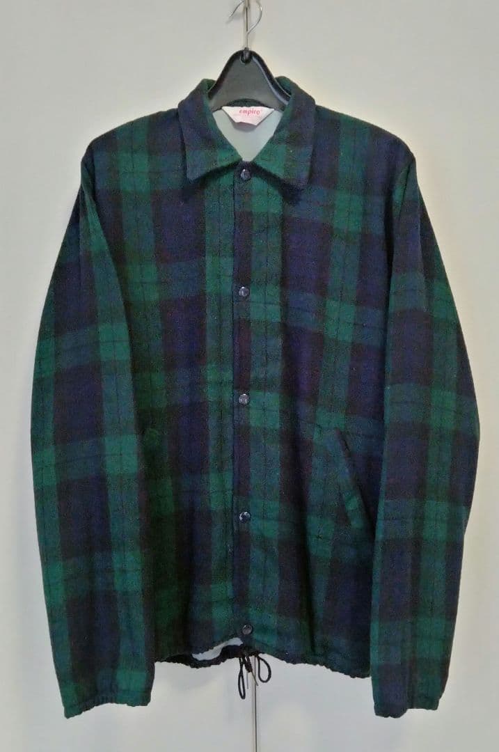 Empire ウールチェックコーチジャケット　アメリカ製