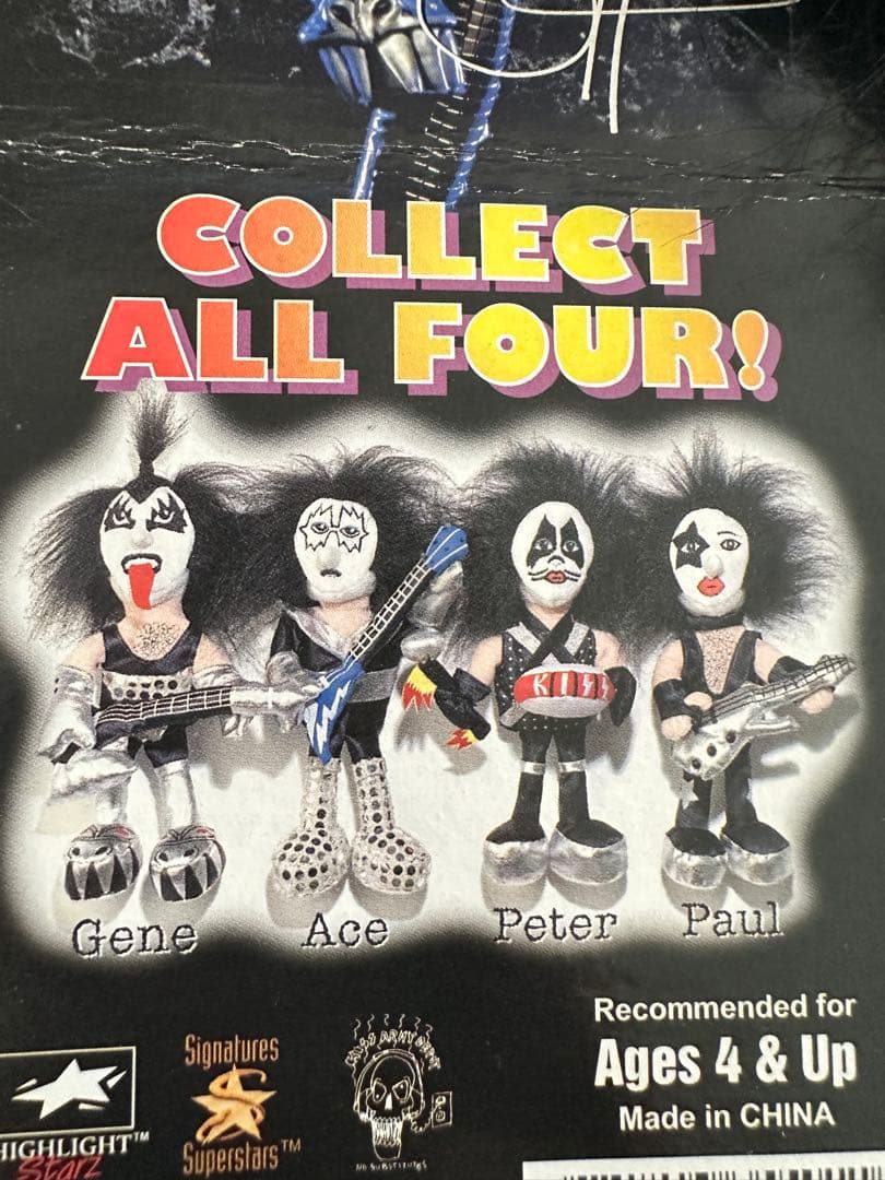 1999年KISSキッス人形ヴィンテージ USAムチャチャkeikiiiヒス