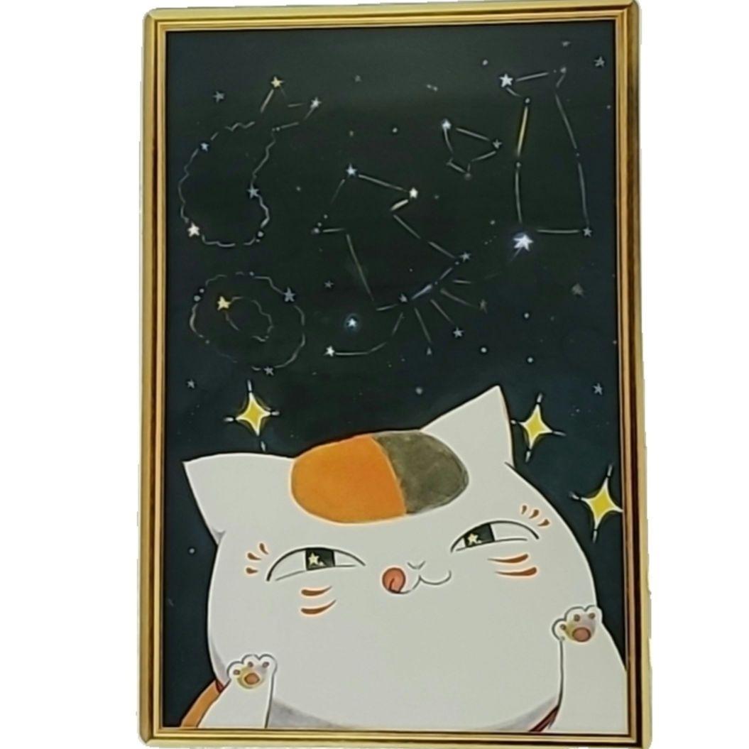 夏目友人帳 ニャンコ先生 ポストカード イラストカード 未使用