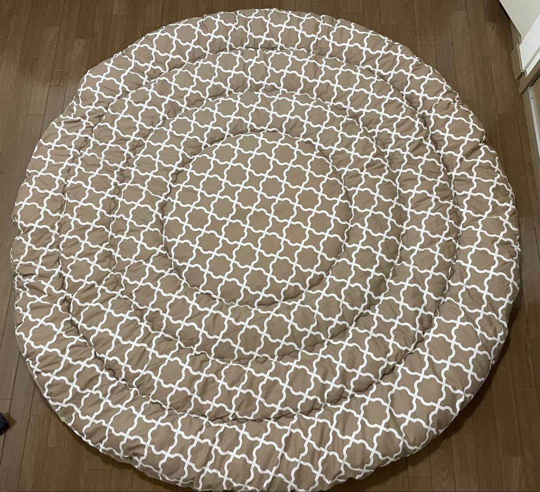 モロッカン柄 円形 こたつ布団　205cm