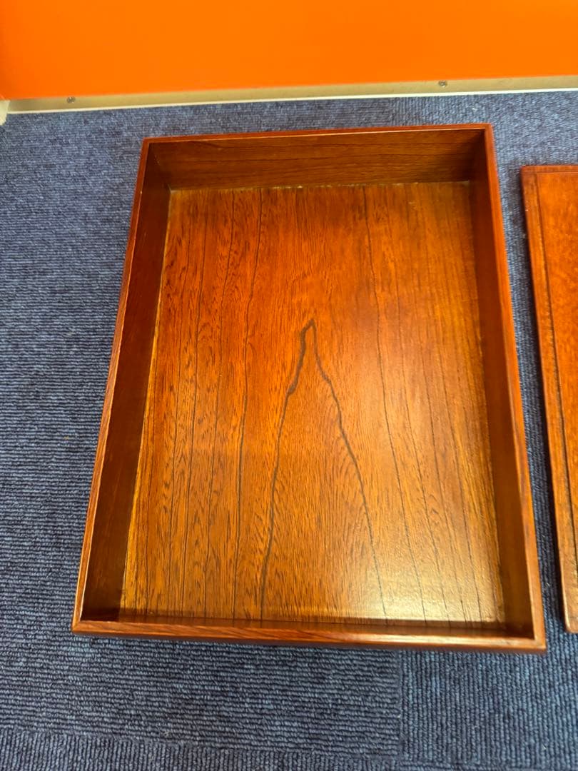 1964 中国骨董　雲龍鳳凰　満月　半月　硯　書道具　時代物