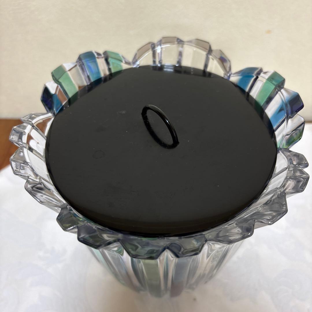 茶道具　水指　ガラス　硝子　蛍袋　未使用