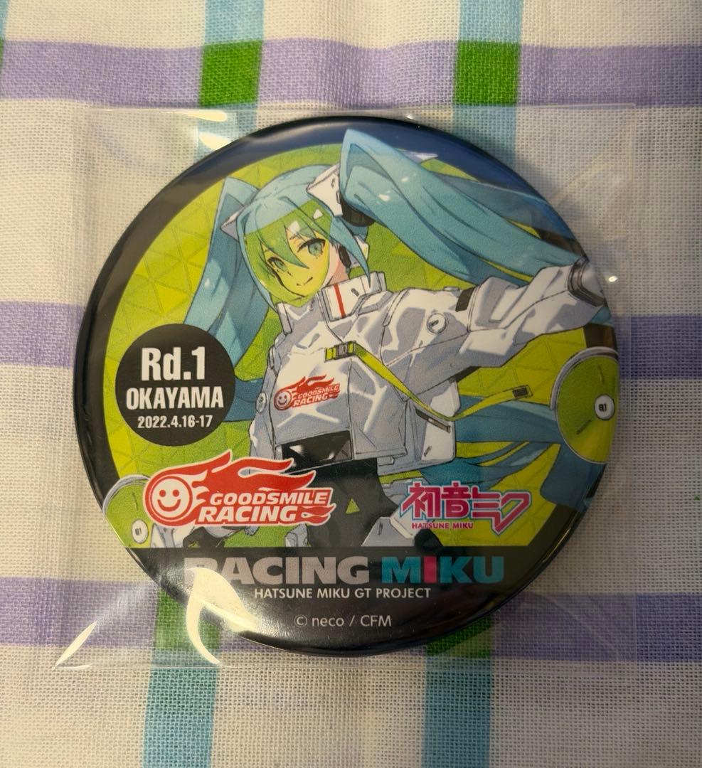 初音ミク レーシングミク 2022ver 缶バッジ ①