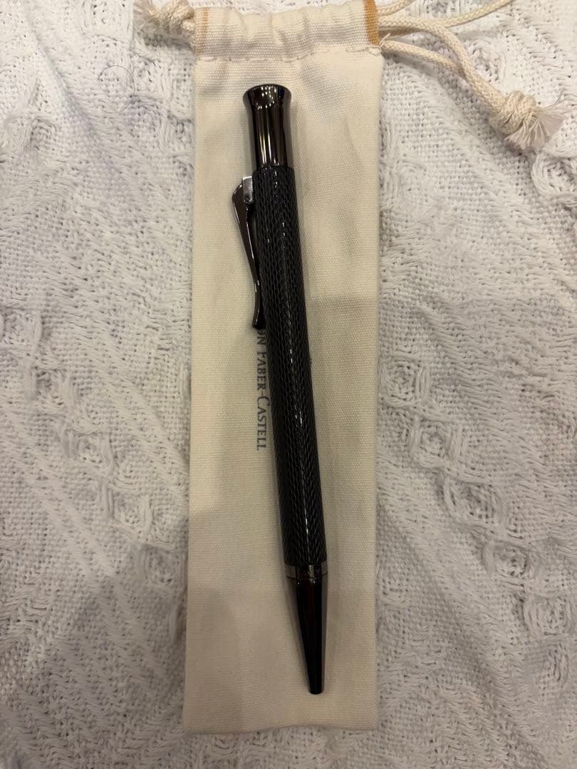 【未使用】Faber castell ギョーシェ　ブラックボールペン