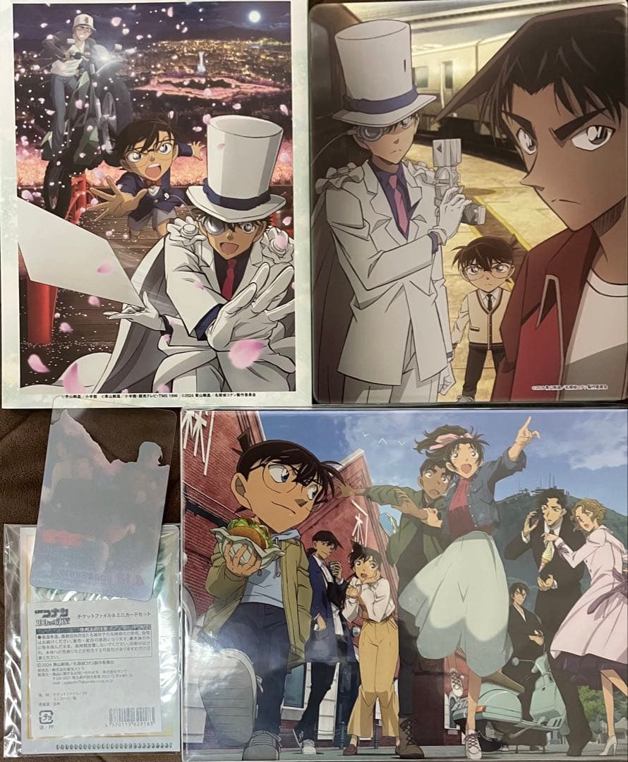 名探偵コナン　100万ドルの五稜星、豪華版DVD、クリアファイル、イラストブック